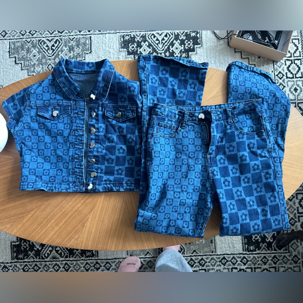 Matching Jean set from Dolls Kill size small